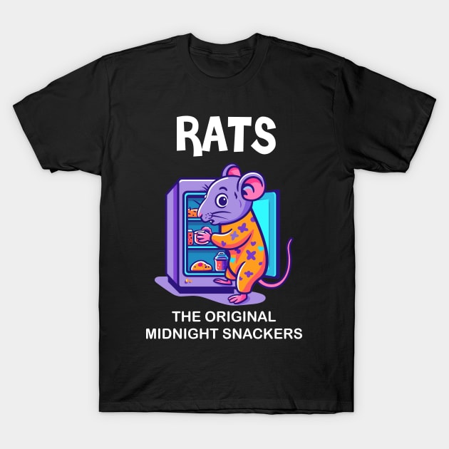 Rats The Original Midnight Snackers T-Shirt by aifuntime